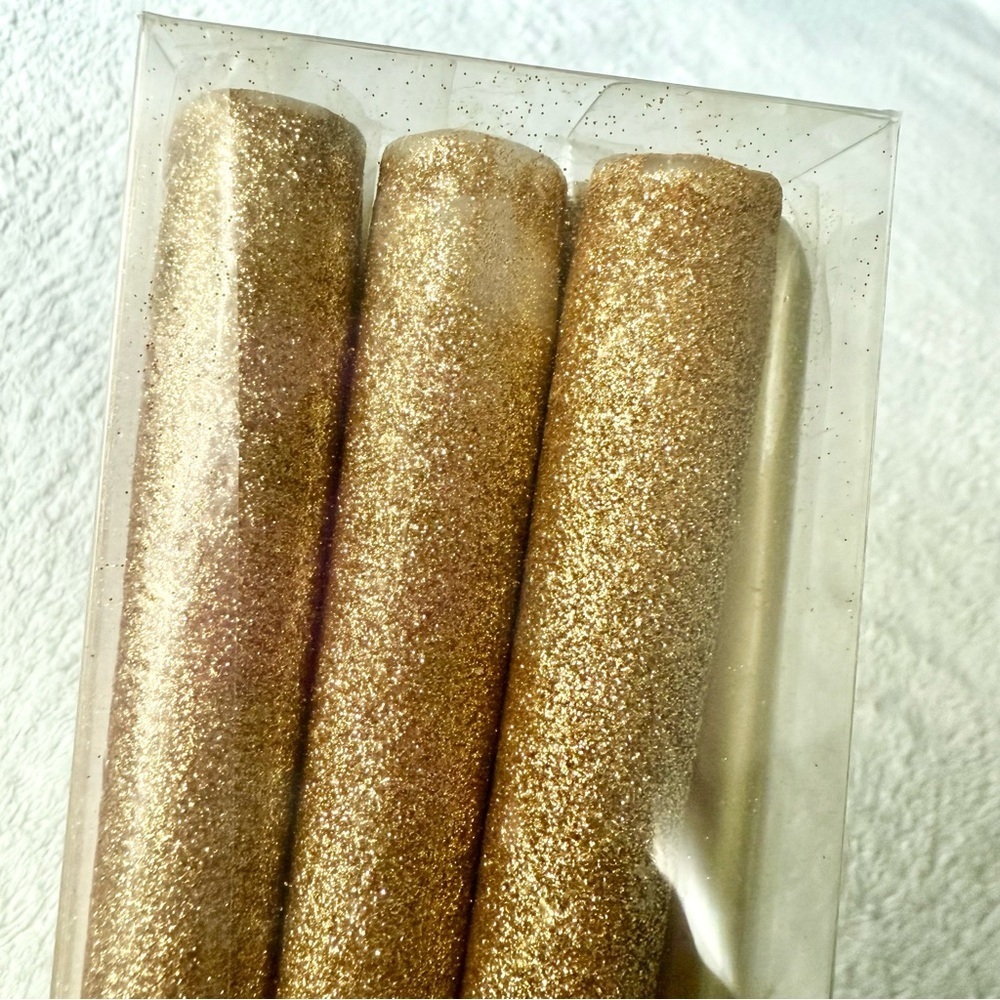 Cynthia Rowley 10in Gold 8pc Candle Set - Picture 3 of 6